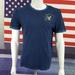 American Eagle Outfitters Shirts | American Eagle T-Shirt Blue Crested Shirt | Color: Blue | Size: M