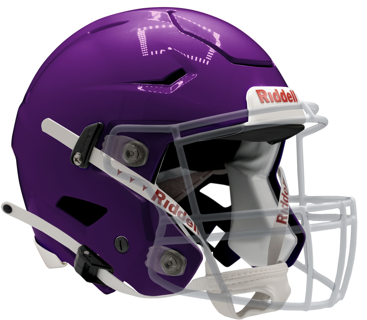 Riddell SpeedFlex Adult Football Helmet Purple