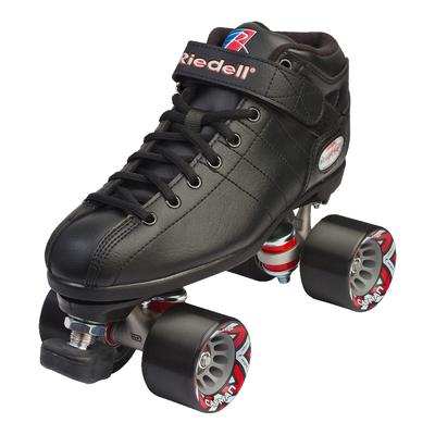 Riedell R3 Black Speed Roller Skates Black
