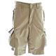 Molecule Men's Cargo Shorts 45020 Bermuda Casual Shorts Army Short Boulder Short Military - Beige - XL