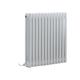 Windsor - Radiateur Électrique Style Fonte Rétro Horizontal Triple Rang - Blanc - 60 cm x 60.5 cm