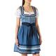 Stockerpoint Damen Dirndl Angelica Kleid für besondere Anlässe, blau, 32