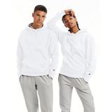 Champion Men's Powerblend Fleece Pullover Hoodie (Size S) White, Cotton,Polyester