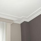 Orac Decor 6-1/2 in x 1-1/8 in x 78-3/4 in Primed White Plain Polyurethane Crown Moulding Urethane, Resin | 1.125 H x 78.75 W x 78 D in | Wayfair