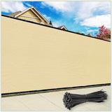 ColourTree Colour Tree Fence Privacy Screen Windscreen Fabric Cover | 72 H x 600 W x 0.5 D in | Wayfair TAP0650-Beige