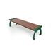Frog Furnishings Heritage Backless Recycled Plastic Park Outdoor Bench Plastic in Green | 17 H x 72 W x 21 D in | Wayfair PB 6BROGFHERBAC