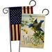 Breeze Decor 2 Piece Welcome Friends Impressions Decorative 2-Sided Polyester 19" x 13" Garden Flag Set in Black/Brown | 18.5 H x 13 W in | Wayfair