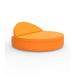 Vondom Ulm - Daybed Reclining Backrest - 70.75"Dia - Basic Plastic in Orange | 30.25 H x 70.75 W x 70.75 D in | Outdoor Furniture | Wayfair