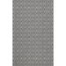 White 36 x 0.28 in Indoor Area Rug - Martha Stewart Rugs Geometric Cotton Charcoal/Gray Area Rug Cotton | 36 W x 0.28 D in | Wayfair MSR402H-3