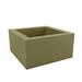 Vondom Land Resin Pot Planter Resin/Plastic in Brown | 11.75 H x 47.25 W x 47.25 D in | Wayfair 43912A-KHAKI