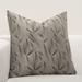 F. Scott Fitzgerald F Scott Fitzgerald Fine Point Graphite Square Pillow Cover & Insert Down/Feather in Gray/Brown | 18 H x 18 W x 4 D in | Wayfair