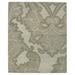 White 36 x 0.5 in Area Rug - Tufenkian Hand-Knotted Wool/Silk Gray/Neutral Area Rug Silk/Wool | 36 W x 0.5 D in | Wayfair 856.T308...0305