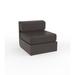 Vondom Ulm - Sectional Sofa Armless - Lacquered Plastic in Black/Brown | 28.25 H x 29.5 W x 32.25 D in | Outdoor Furniture | Wayfair 54171F-BRONZE