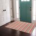 Loon Peak® Paulis Indoor Door Mat Synthetics in White | 36" W x 60" L | Wayfair D670821B971442C386601FA9D9A46978