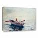 Vault W Artwork 'In A Boat' by Winslow Homer Painting Print on Wrapped Canvas in Gray | 16 H x 24 W x 2 D in | Wayfair CHLH8355 34129104