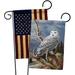 Breeze Decor 2 Piece Superior Owl Friends Impressions Decorative 2-Sided 19" x 13" Garden Flag Set in Black/Brown/Gray | 18.5 H x 13 W in | Wayfair