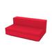 Vondom Vela - Modular Outdoor Sofa Armless XL - Lacque Plastic in Red | 28.25 H x 63 W x 39.25 D in | Wayfair 54027F-RED