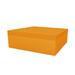 Vondom Jut Outdoor Ottoman w/ Cushion Plastic in Orange | 15.75 H x 47.25 W x 47.25 D in | Wayfair 44414-ORANGE