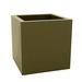 Vondom Cubo Self Watering Resin Pot Planter Resin/Plastic in Brown | 19.75 H x 19.75 W x 19.75 D in | Wayfair 41350F-KHAKI