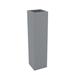 Vondom Square Tower Planter Resin/Plastic in Gray | 39.25 H x 9.75 W x 9.75 D in | Wayfair 44125A-STEEL