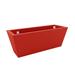 Vondom Conic Resin Planter Box Resin/Plastic in Red | 19.75 H x 47.25 W x 19.75 D in | Wayfair 43650R-RED