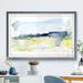 Ebern Designs 'Paynes Gray Plains I' by Paul Cezanne - Picture Frame Painting Print on Paper in Blue/Green/Yellow | 22 H x 30 W x 1 D in | Wayfair