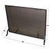 Symple Stuff Cicero Single Panel Steel Fireplace Screen Steel in Gray | 28 H x 48 W x 7 D in | Wayfair A275CF2D5BA94DB59F50B79F8005DB26