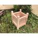 Foundry Select Wood Elevated Planter Wood in Brown | 17 H x 12 W x 12 D in | Wayfair 8E08FCE3213142A8B8BA9BE0F740DE08