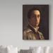 Vault W Artwork 'Selfportrait' by Edgar Degas Oil Painting Print on Wrapped Canvas in Brown | 19 H x 14 W x 2 D in | Wayfair