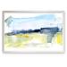 Charlton Home® 'Paynes Gray Plains I' by Paul Cezanne - Picture Frame Painting Print Canvas in Blue/Green/Yellow | 22 H x 30 W x 1 D in | Wayfair