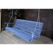 Highland Dunes Mahowny Porch Swing Wood/Solid Wood in Blue | 21 H x 62 W x 28 D in | Wayfair 13244A41A82344BD81DE0AE5BB22E6DF