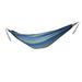 Arlmont & Co. Latham Double Classic Hammock Polyester in Green/Blue, Size 0.78 H x 59.8 W in | Wayfair EF4D11A029F445F9883EFC4E06C5A137