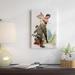Vault W Artwork 'The Golfer' by Norman Rockwell Painting Print on Wrapped Canvas in Green/Red/White | 26 H x 18 W x 1.5 D in | Wayfair