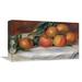 Vault W Artwork 'Still Life w/ Apples & Oranges' by Pierre-Auguste Renoir Print on Canvas in Orange/White | 13 H x 22 W x 2 D in | Wayfair