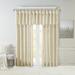 Kelly Clarkson Home Rivau Faux Silk Lined Twist Tab Window Curtain Panel Polyester in White | 120 H in | Wayfair LARK2594 32223948