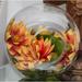 Primrue Lilies Centerpieces in Hand-blown Crosswinds Vase Silk/Plastic | 12 H x 12 W x 11 D in | Wayfair 72A3089C09D94793BACDEC1850C90D3D