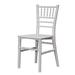 PRE Sales Chiavari Desk Chair Plastic in White | 24.5 H x 12.25 W x 13.25 D in | Wayfair 1030