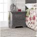 Harriet Bee Eadoin 2 Drawer Nightstand Wood in Gray | 24 H x 24 W x 18 D in | Wayfair 206B71AA9279461DA7304696015626AB