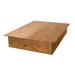 Loon Peak® Cowarts Platform Bed Wood in Brown | 15 H x 75 W x 79 D in | Wayfair B05B409AE03C4BAD80276FAD38A442EB