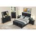 Alcott Hill® Quebec Solid Wood Standard 6 Piece Bedroom Set Metal in Black | Queen | Wayfair 929B409181D040E587241D61D6DE4818