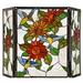 Fleur De Lis Living Mccallum 3 Panel Tin Fireplace Screen Tin in Red | 28 H x 44 W x 0.18 D in | Wayfair 7BC389D9081F4DF0882DC3F9711FEAF0