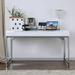 Orren Ellis Ord Desk Wood/Metal in Brown/Gray/White | 31 H x 54 W x 27.5 D in | Wayfair FF8147B664D94867A1C0E9AC77991FAD