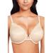 Plus Size Women's Comfort Devotion Extra Coverage T-Shirt Bra 09404 by Maidenform in Latte Black (Size 38 DD)