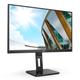 AOC Q27P2Q - 27 Zoll QHD Monitor, höhenverstellbar (2560x1440, 75 Hz, VGA, HDMI, DisplayPort, USB Hub) schwarz