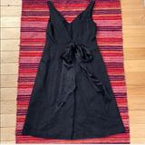 J. Crew Dresses | Black Bow Tie J Crew Dress | Color: Black | Size: 4