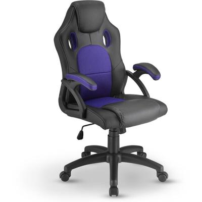 Juskys - Racing Schreibtischstuhl Montreal - ergonomisch, höhenverstellbar & gepolstert, bis 120 kg Image