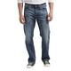 Silver Jeans Co. Herren Gordie Loose Straight Jeans, Medium Vintage, 32W / 34L