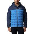 Columbia Herren Grand Trek Daunenjacke, Bright Indigo/Collegiate Navy, Größe S