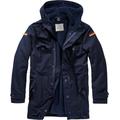 Brandit BW Parka Flag Veste, bleu, taille M