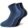 Lenz Performance Quarter Tech Socks, black-blue, Size 35 - 38